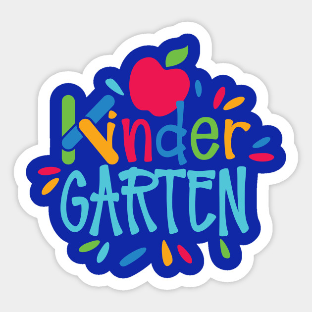 Kindergarten Kindergarten Sticker TeePublic